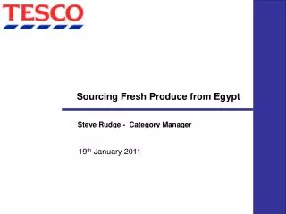 Sourcing Fresh Produce from Egypt