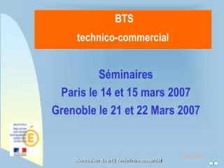 bts technico commercial