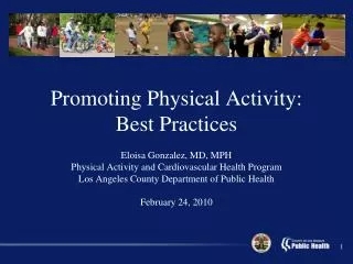 Promoting Physical Activity: Best Practices
