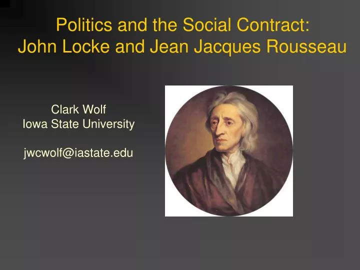 politics and the social contract john locke and jean jacques rousseau