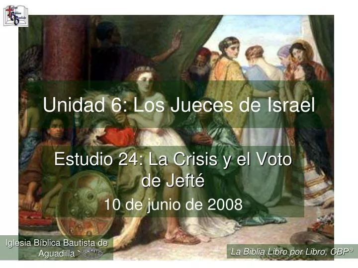 unidad 6 los jueces de israel