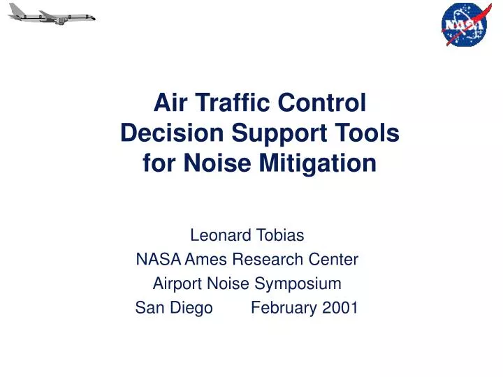 air traffic control decision support tools for noise mitigation