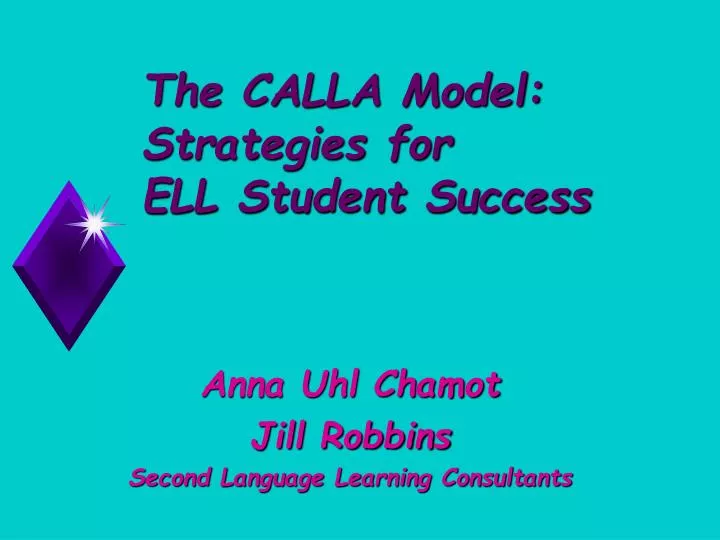 the calla model strategies for ell student success