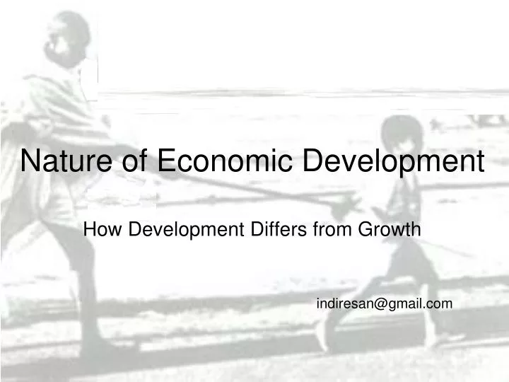 nature of economic development