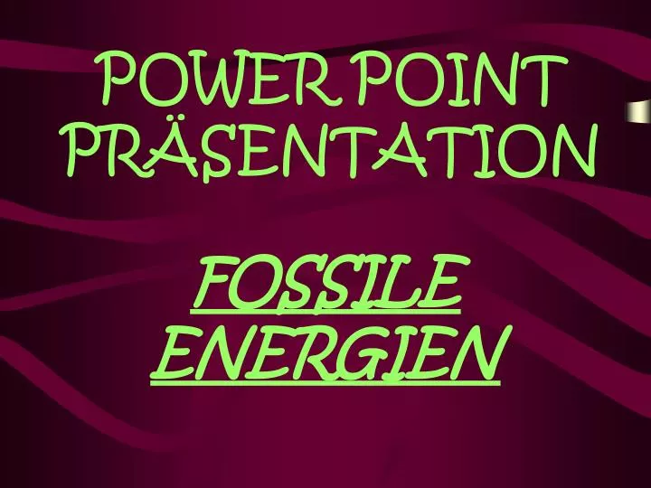power point pr sentation