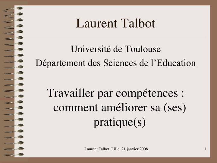 laurent talbot