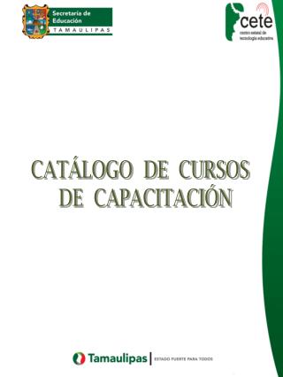 CATÁLOGO DE CURSOS DE CAPACITACIÓN