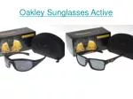 Oakley Sunglasses Active