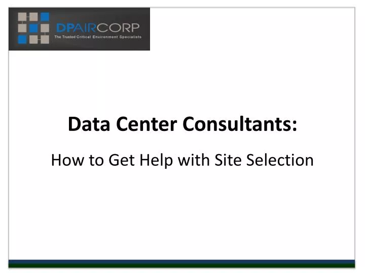 data center consultants