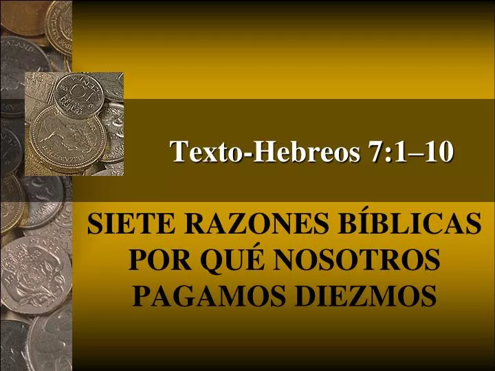 texto hebreos 7 1 10