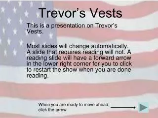 Trevor’s Vests