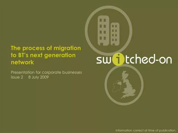 the process of migration to bt s next generation network