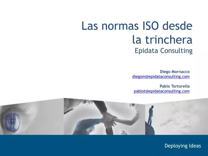 las normas iso desde la trinchera epidata consulting