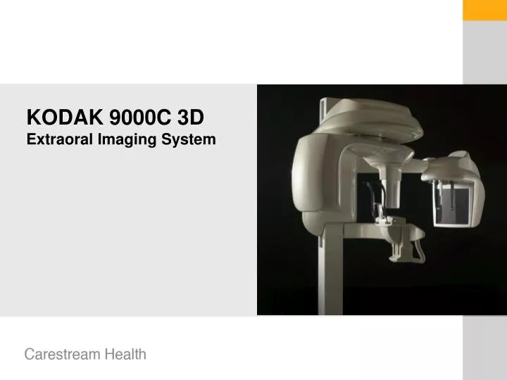 kodak 9000c 3d extraoral imaging system