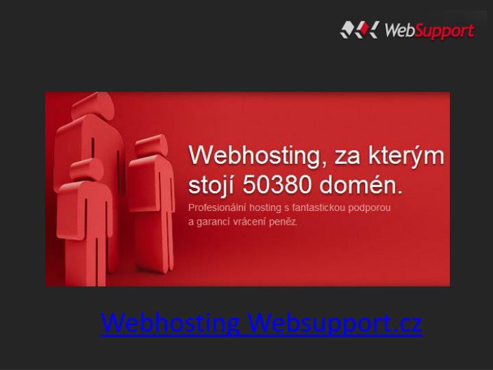 webhosting websupport cz
