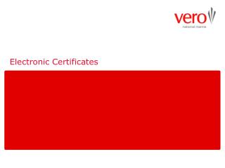 Electronic Certificates