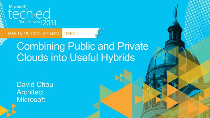 combining public and private clouds into useful hybrids