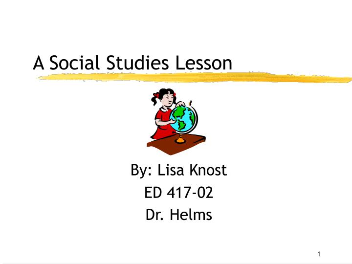 a social studies lesson