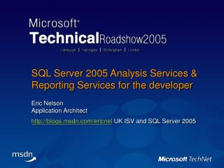 SQL Server 2005 Analysis Services &amp; Reporting Services for the developer
