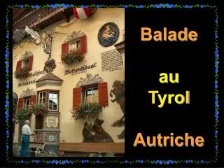 Balade au Tyrol Autriche