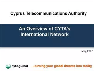 An Overview of CYTA’s International Network