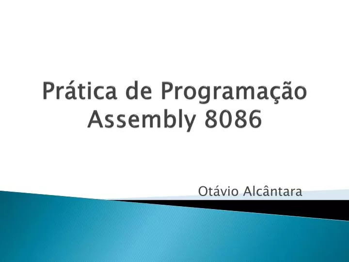 pr tica de programa o assembly 8086