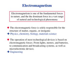 Electromagnetism