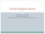 Twitter Bulletin Board - slide 1
