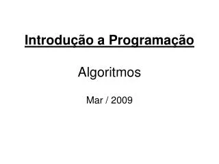 introdu o a programa o algoritmos