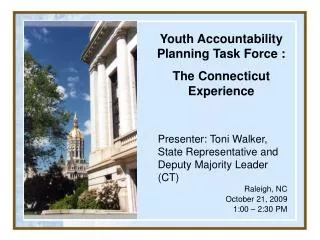 Youth Accountability Planning Task Force : The Connecticut Experience