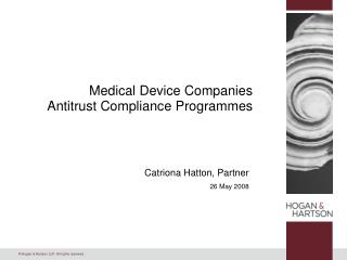 Medical Device Companies Antitrust Compliance Programmes