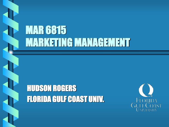 mar 6815 marketing management