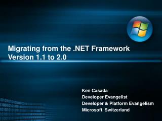 Migrating from the .NET Framework Version 1.1 to 2.0