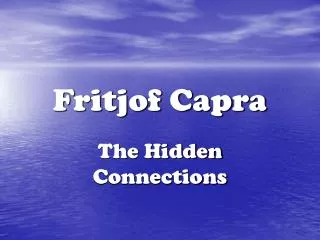 Fritjof Capra
