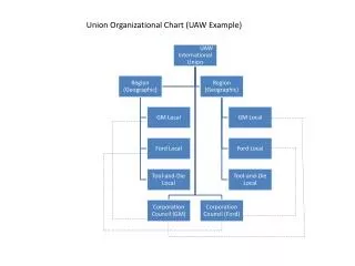 Union Organizational Chart (UAW Example)
