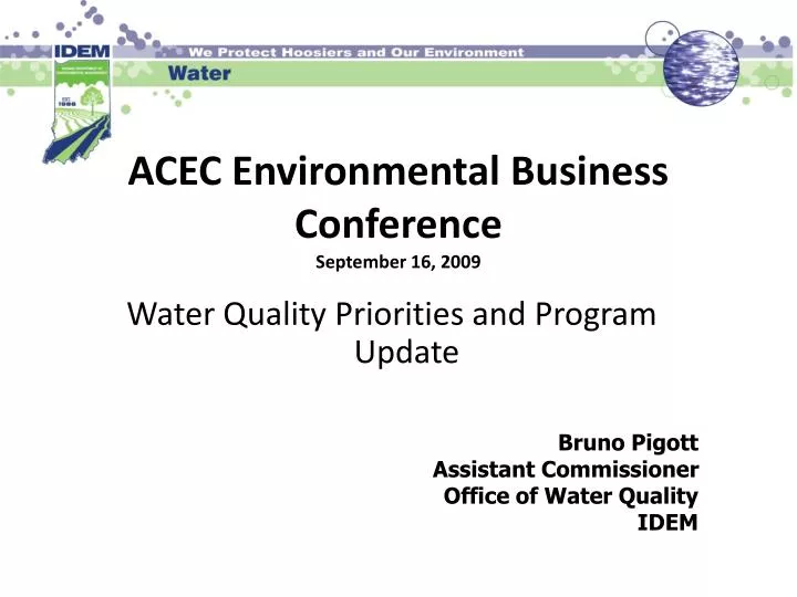 acec environmental business conference september 16 2009