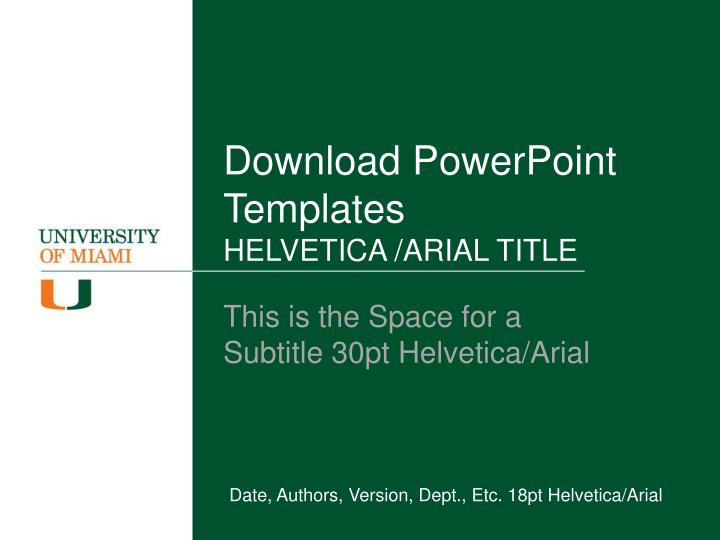 download powerpoint templates helvetica arial title