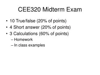 CEE320 Midterm Exam