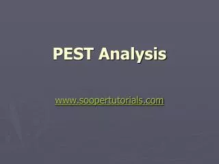 pest analysis