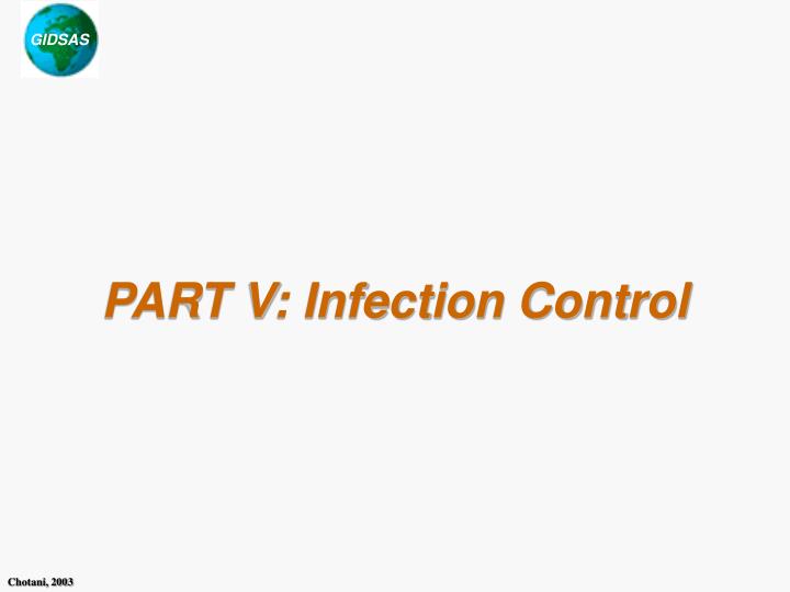 part v infection control