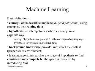 Machine Learning