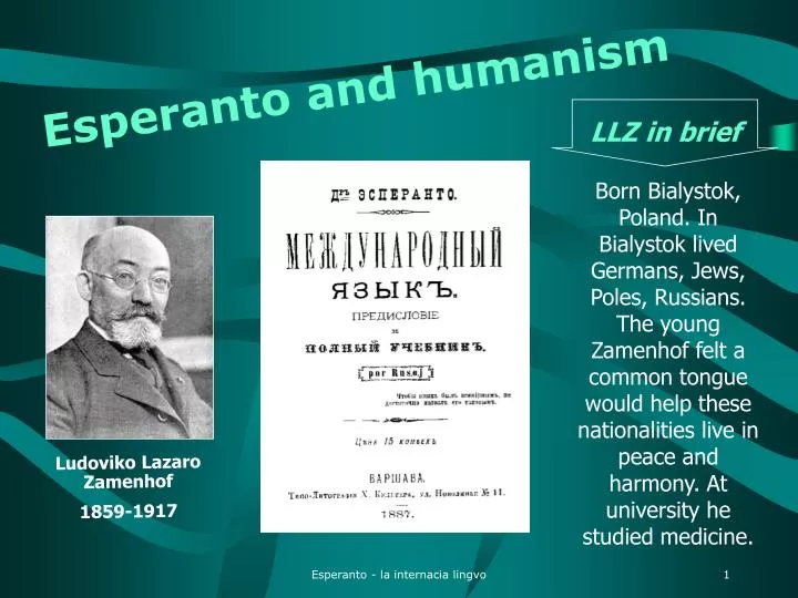 esperanto and humanism