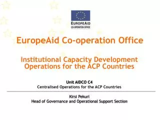 EuropeAid Co-operation Office