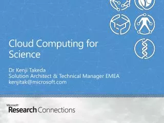 Cloud Computing for Science