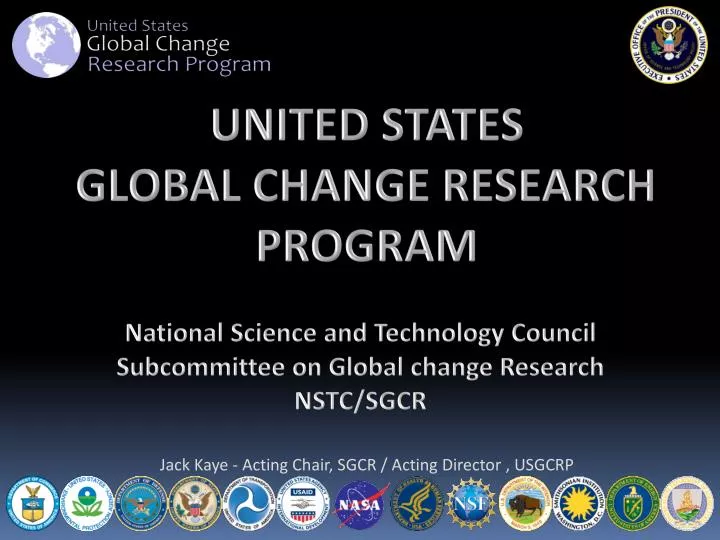 national science and technology council subcommittee on global change research nstc sgcr