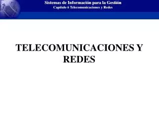 TELECOMUNICACIONES Y REDES