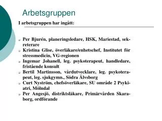 Arbetsgruppen