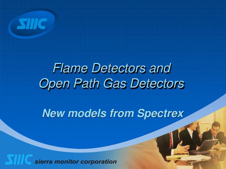 flame detectors and open path gas detectors