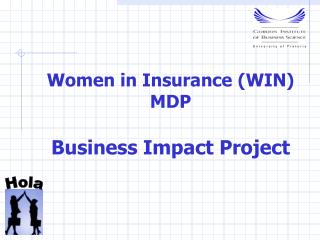 Women in Insurance (WIN) MDP Business Impact Project