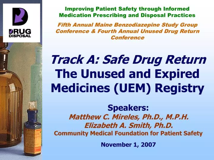 track a safe drug return the unused and expired medicines uem registry